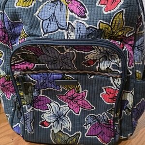 Vera Bradley Multicolor Floral Quilted Backpack